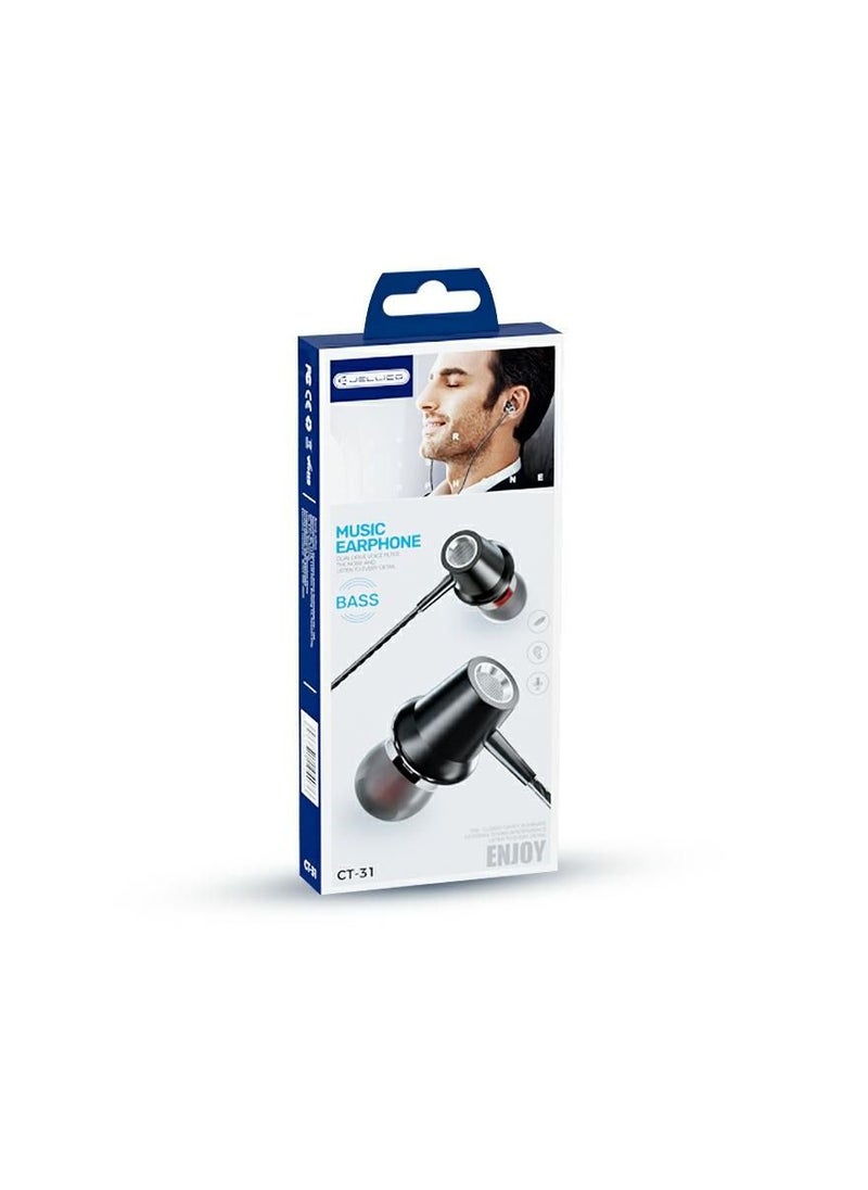 Jellico - Jellico Bass CT-31 Music Earphone Listen to every detail - Image 1