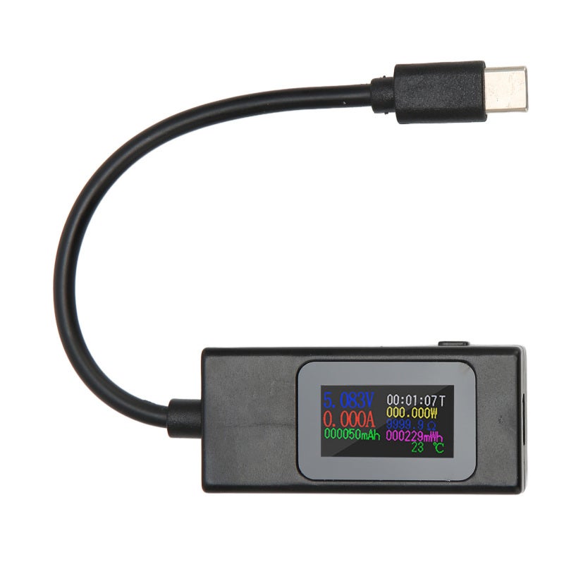 KOWSI USB Tester with HD Color LCD Display Bidirectional Connection for USB C Devices - High Accuracy Charging Measurement with Automatic Fast Charging Protocol Detection for Cell Phones Tablets Laptops - Image 2