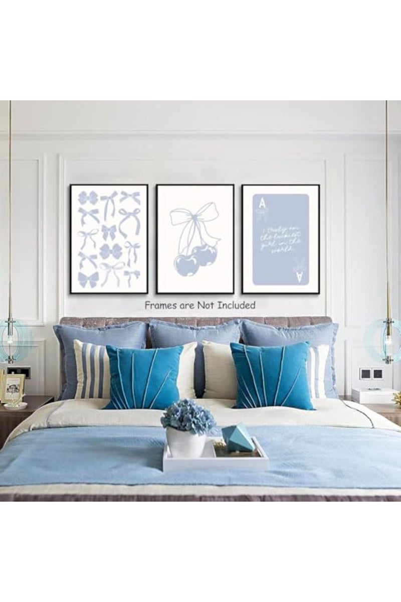 Djmwtb Cherry Bow Wall Art Set of 3 (Cherry Bow, 12"x16" Poster) - Image 5