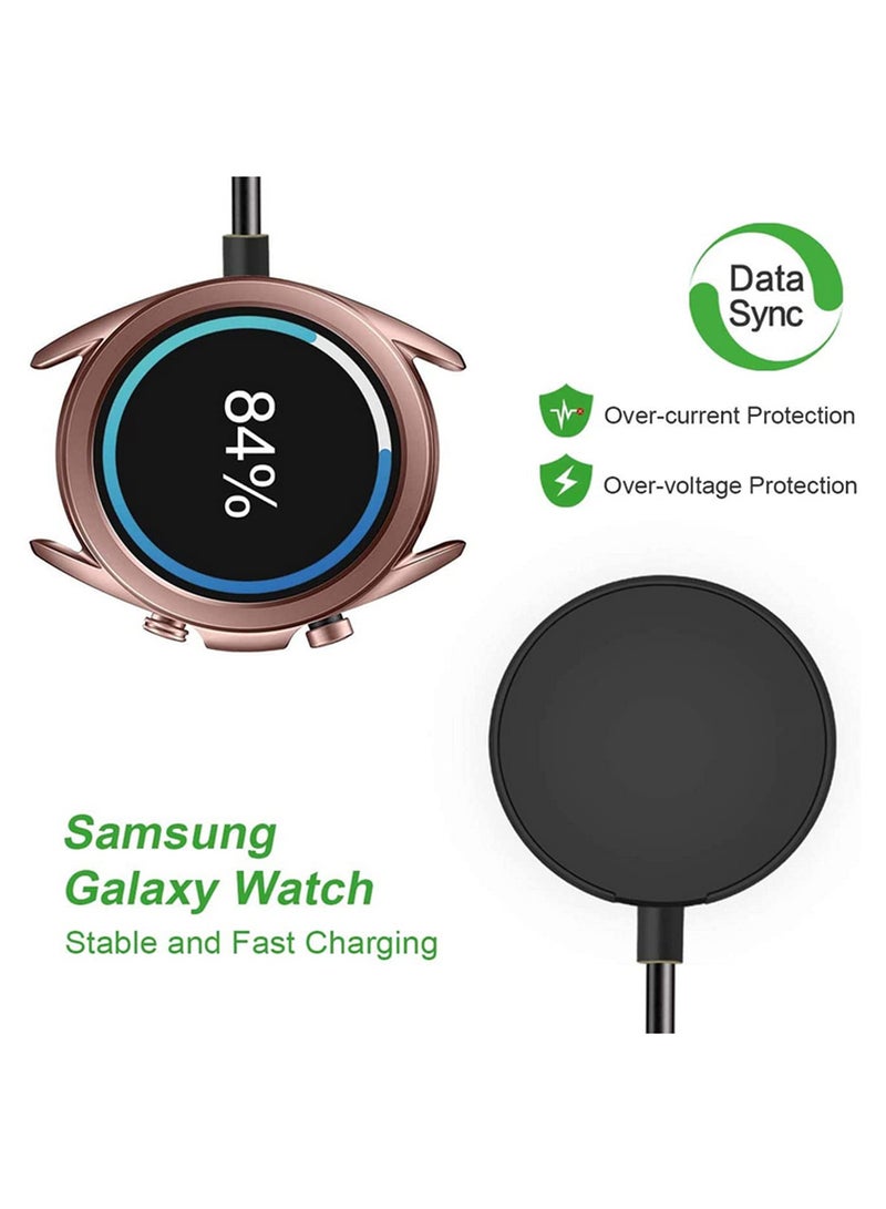 1M Galaxy Watch Active Charger Replacement Cable for Samsung Galaxy Watch Ultra Galaxy Watch Active SM-R500 40MM Smart Watch Charging Cord for Wireless Charger Dock Station Accessories  - Image 3