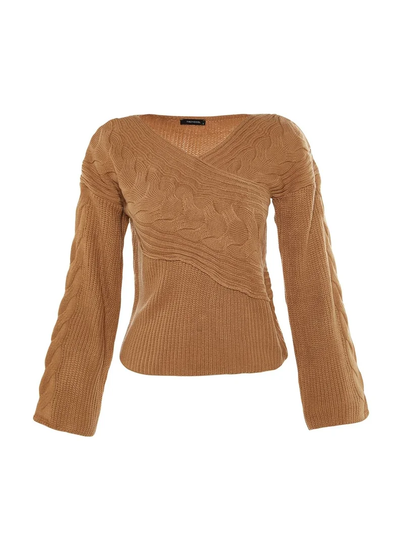 trendyol Puff Sleeve Knitted Sweater