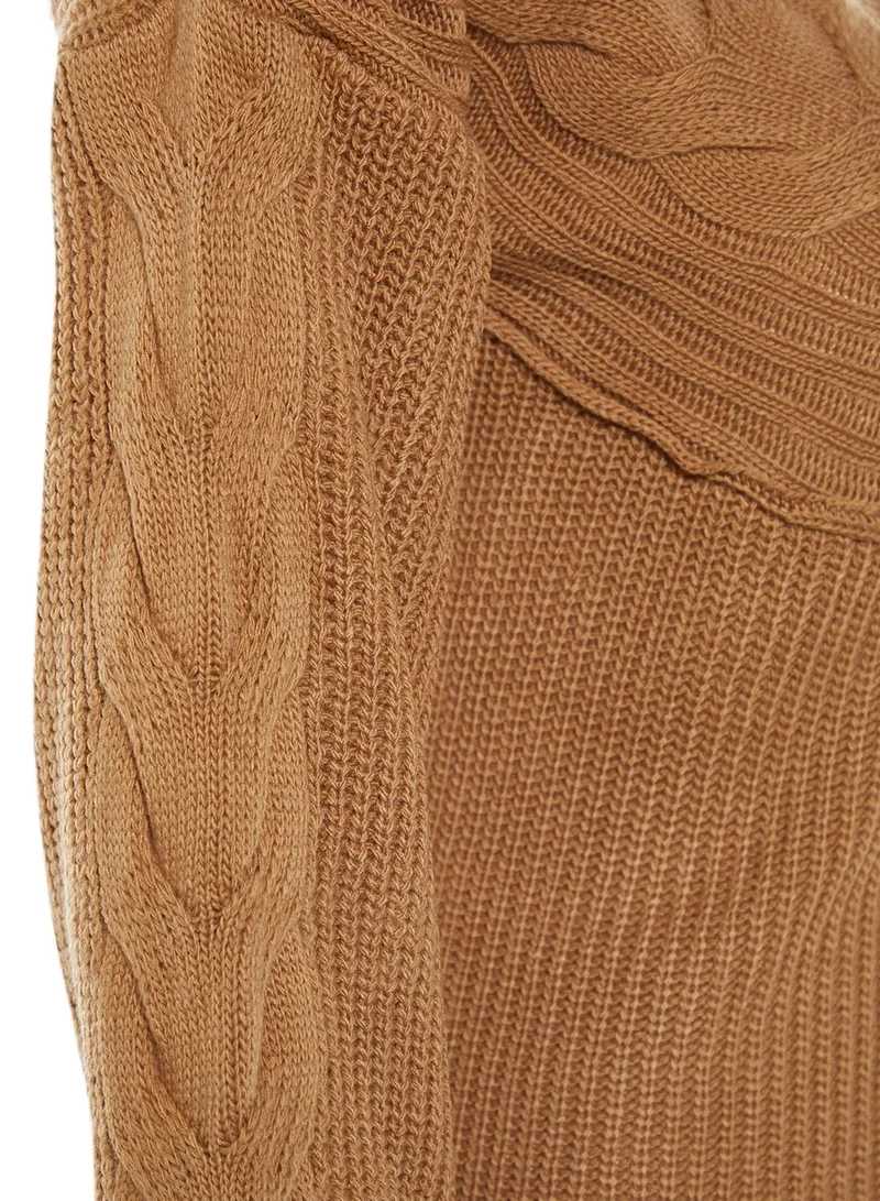 trendyol Puff Sleeve Knitted Sweater