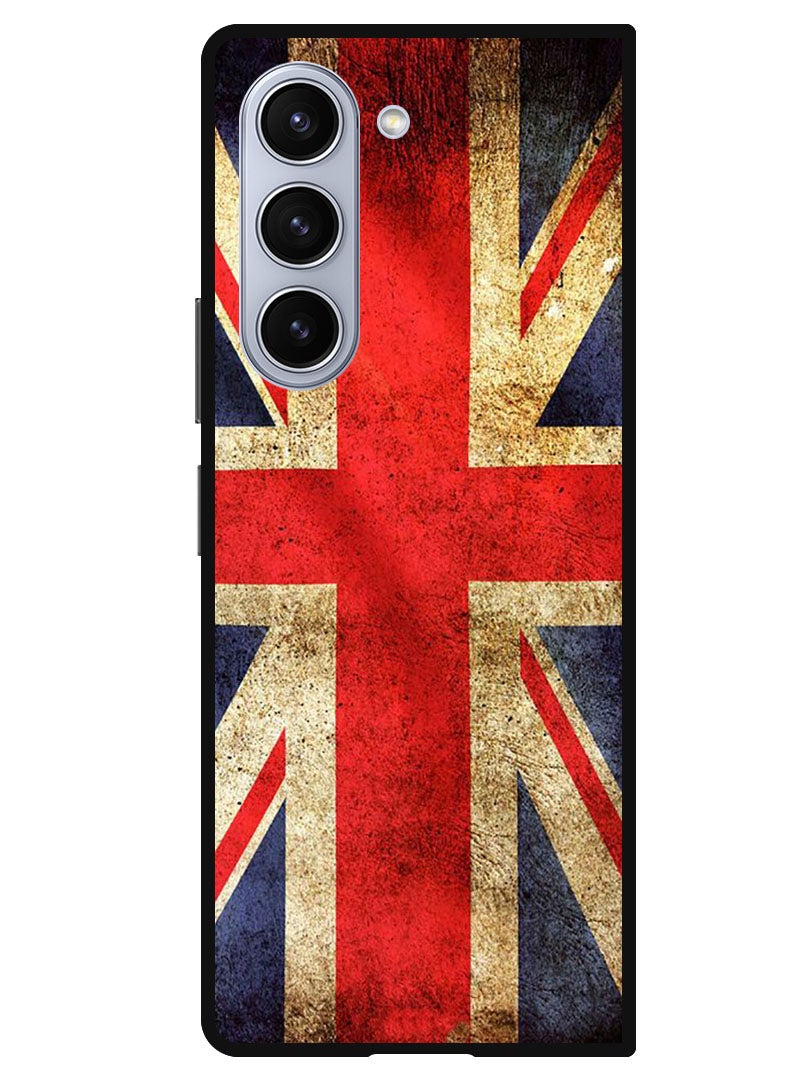 Theodor Protective Case Anti Scratch Shock Proof Bumper Cover For Samsung Galaxy Z Fold 5 GB Flag - Image 1