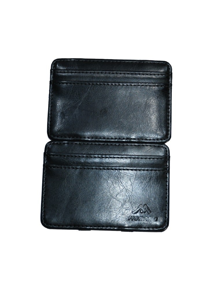 مورانو محفظة رجالي لحفظ بطاقات الائتمان من الجلد الطبيعي, محفظة رجالي جديدة لحفظ بطاقات الائتمان والهوية - Image 2