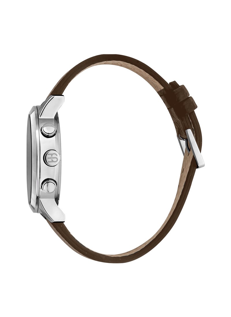 ESPRIT Leather Chronograph Watch ES1G306L0025  - Image 2