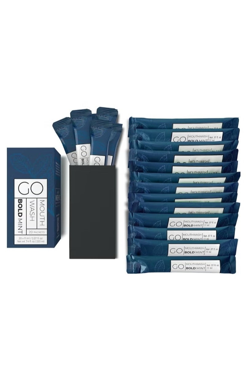 Go Mouthwash Mint Mouthwash - 20 Pack - Image 5