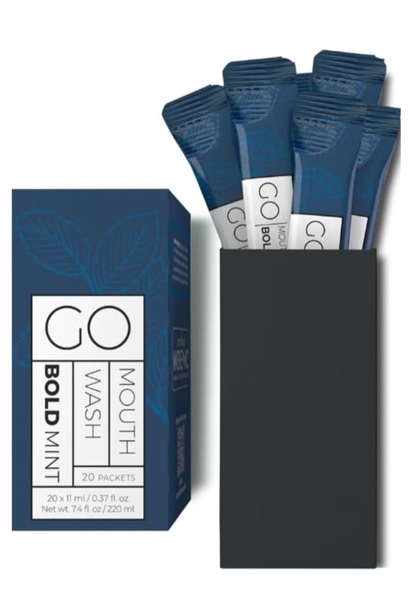 Go Mouthwash Mint Mouthwash - 20 Pack - Image 2