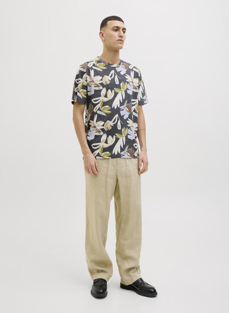 JACK & JONES Printed Crew Neck T-Shirt  - Image 4