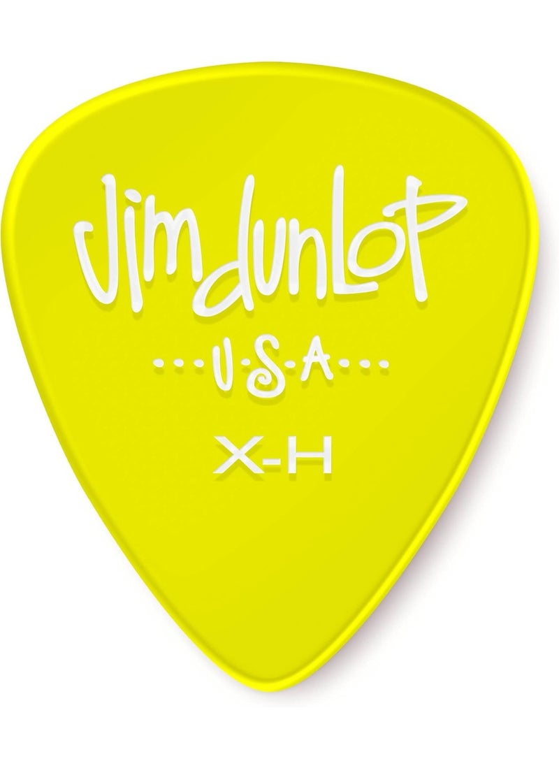JIM DUNLOP JIM DUNLOP Guitar Picks (24486564012) Pack of 12 Size Extra Heavy Yellow  - Image 1