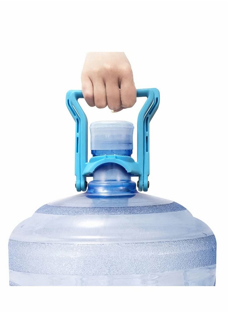 Generic Water Bottle Carrier Lifter, 2 Pcs Multifunctional Advanced Ergonomic 5 Gallon Water Bottle Handle, 5 Gallon Advanced Ergonomic Drinking Water Bottle Handle Anti-Slip Easy to Carry (Blue) - Image 3