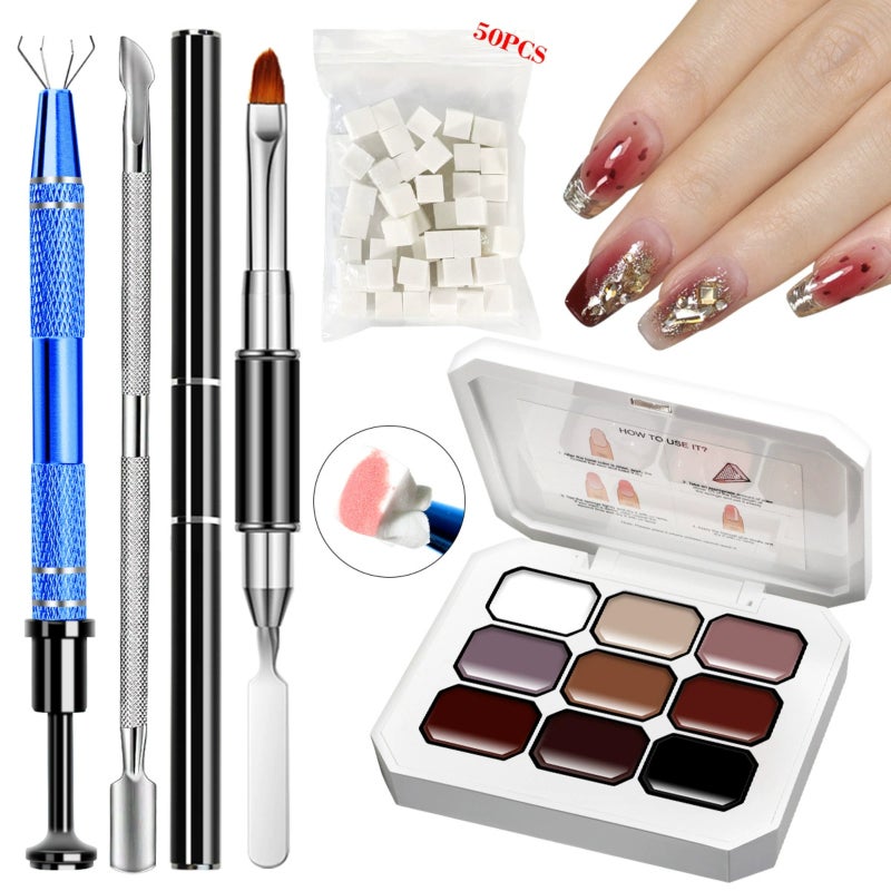 صمغ ضرب الأظافر + أدوات  ZH717-4  لون - Image 5