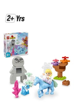 LEGO 10418 Duplo Disney Elsa & Bruni In The Enchanted Forest Fantasy Building Toy For Toddlers Aged 2 Plus, With 4 Characters From Frozen 2 (31 Pieces)  - Image 1