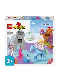 LEGO 10418 Duplo Disney Elsa & Bruni In The Enchanted Forest Fantasy Building Toy For Toddlers Aged 2 Plus, With 4 Characters From Frozen 2 (31 Pieces)  - Image 3