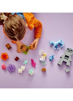 LEGO 10418 Duplo Disney Elsa & Bruni In The Enchanted Forest Fantasy Building Toy For Toddlers Aged 2 Plus, With 4 Characters From Frozen 2 (31 Pieces)  - Image 5