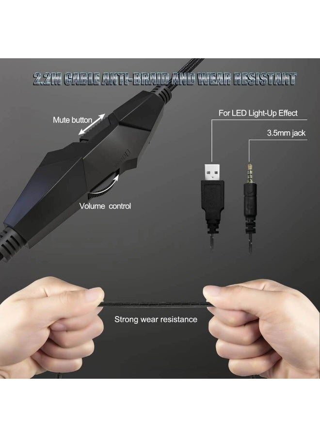 ONIKUMA K19 Wired RGB Gaming Headset - Black - Image 4