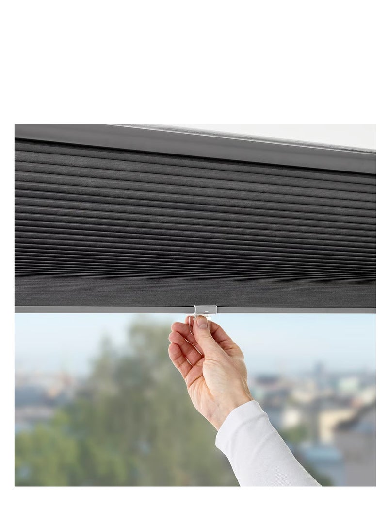 آيكيا فراكتا ستارة خفيفة عاتمة للغرفة, رمادي, ‎140x155 سم‏ - Image 2