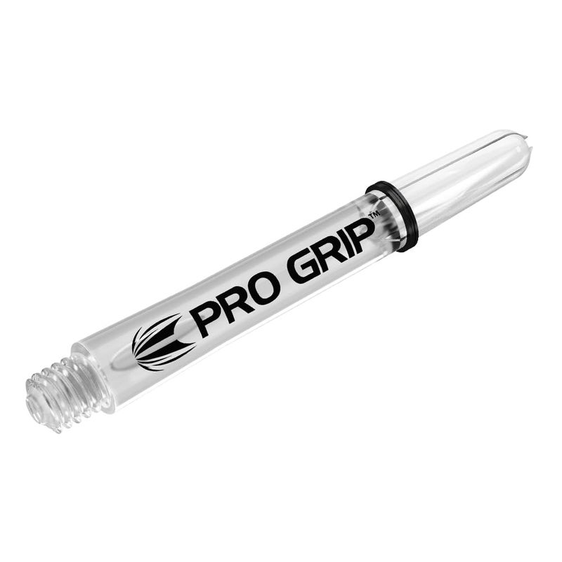 Target Darts Pro Grip Shafts â€“ Set of 9 | Clear, Intermediate-41mm | Dart Stems, Professional Darts Accessories, 2BA Shaft Multipack with Rings - Image 2