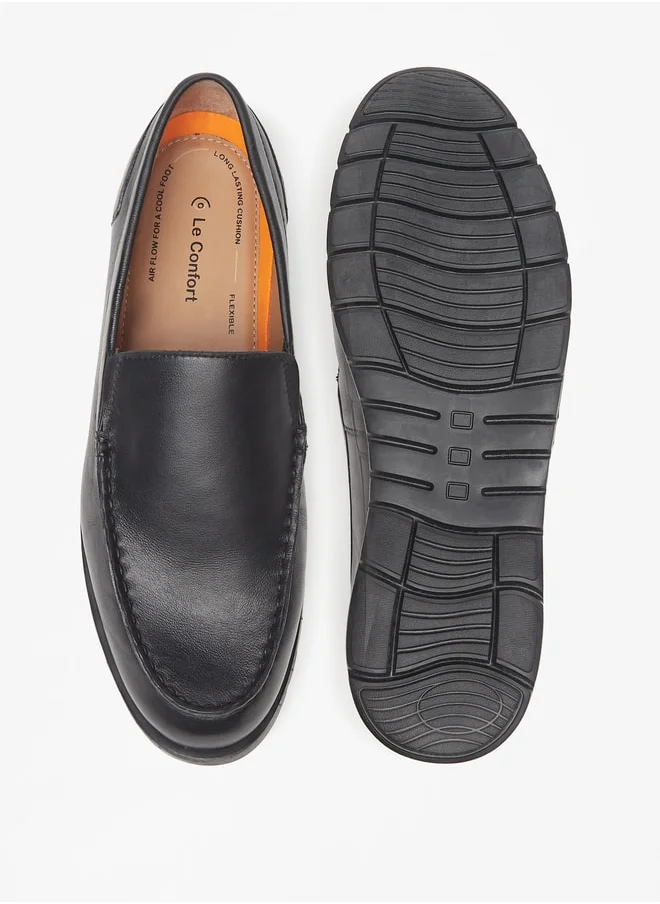 Le Confort Men Solid Slip-On Moccasins
