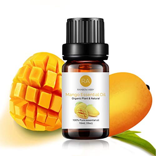 Rainbow Abby Mango Essential Oil, 100% Pure Organic Natural Aromatherapy Mango Oil for Diffuser, Massage, Yoga, Meditation, Bath, Skin Care (10ml) - Image 1