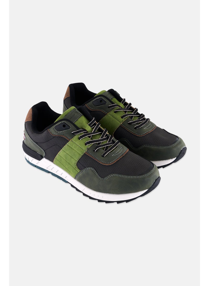 Nordland Men Lace Up Casual Shoes, Dark Green  - Image 1