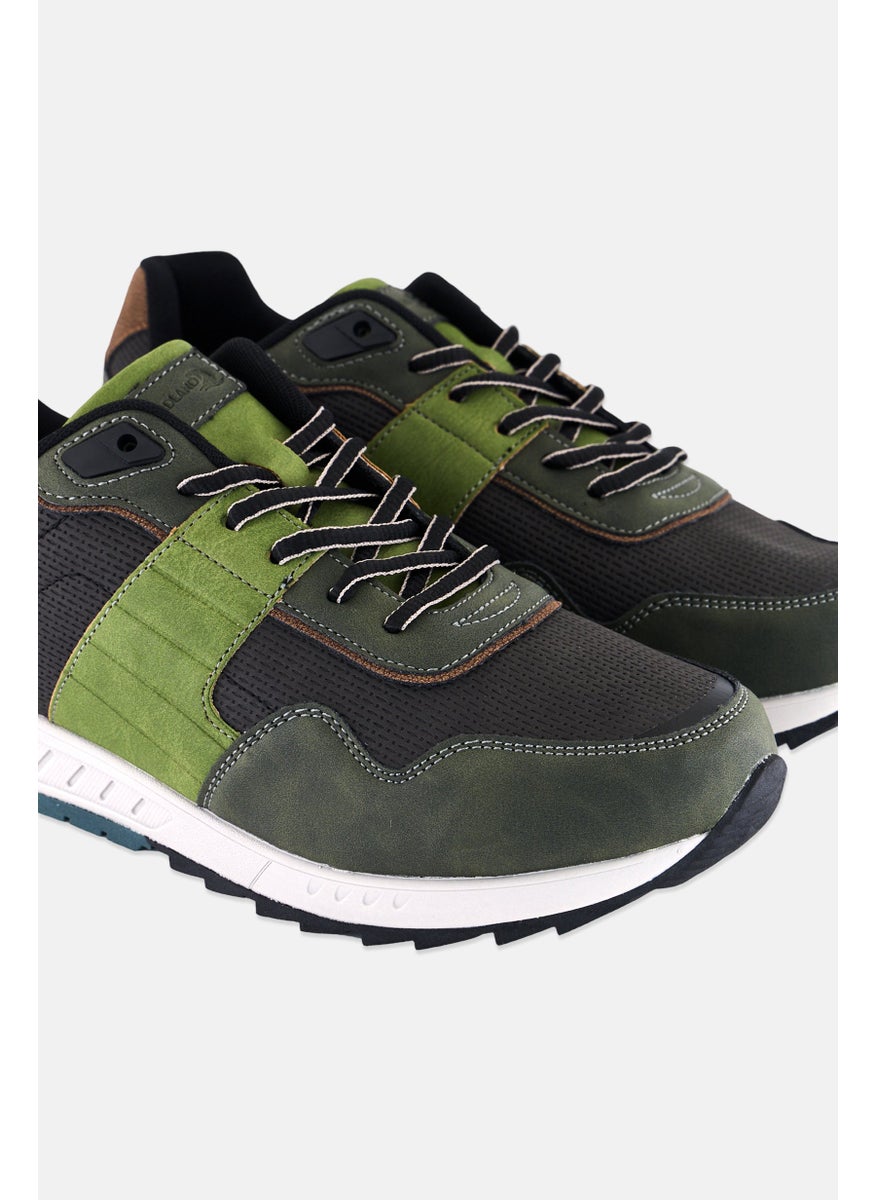Nordland Men Lace Up Casual Shoes, Dark Green  - Image 3