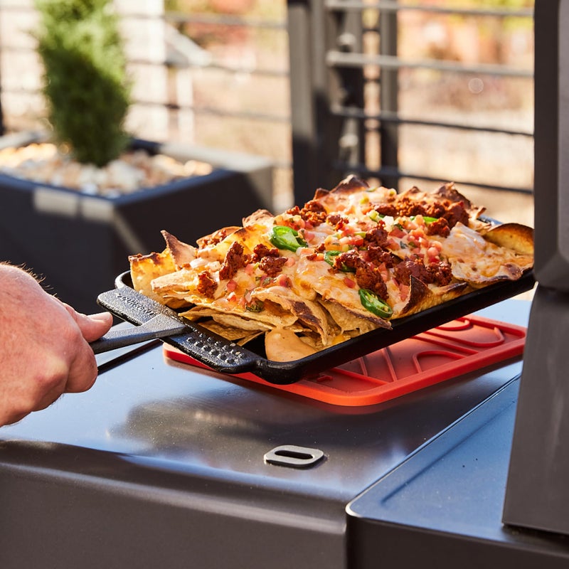 Current Cast Iron Sizzle Plates 3-Piece Set - Deep Pan, Shallow Pan, Grill Pan with Removable Handle, Pre-Seasoned, Heat Retention, Compatible Model P Pizza Oven - Image 3