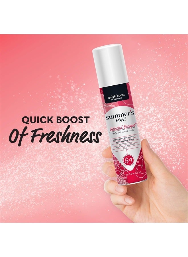 Summer's Eve Blissful Escape Daily Refreshing Feminine Spray, 2 oz, 3 Pack - Image 2