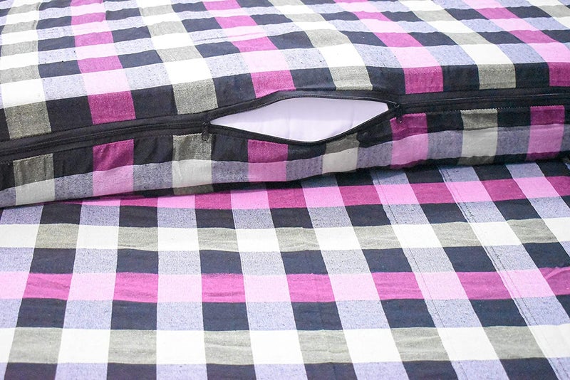 IMSmartMart Cotton 250 TC Mattress Cover Mattress Cover 72x36x4 Inches (3X6 Ft) Multicolor - Image 2