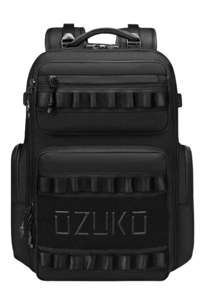 أوزوكو 9797S حقيبة ظهر لابتوب للسفر – مقاومة للماء، مزودة بمنفذ USB، معتمدة كحقيبة يد للطائرة، لون أسود - Image 1