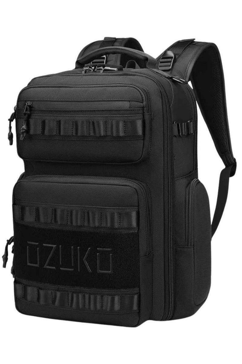 أوزوكو 9797S حقيبة ظهر لابتوب للسفر – مقاومة للماء، مزودة بمنفذ USB، معتمدة كحقيبة يد للطائرة، لون أسود - Image 2