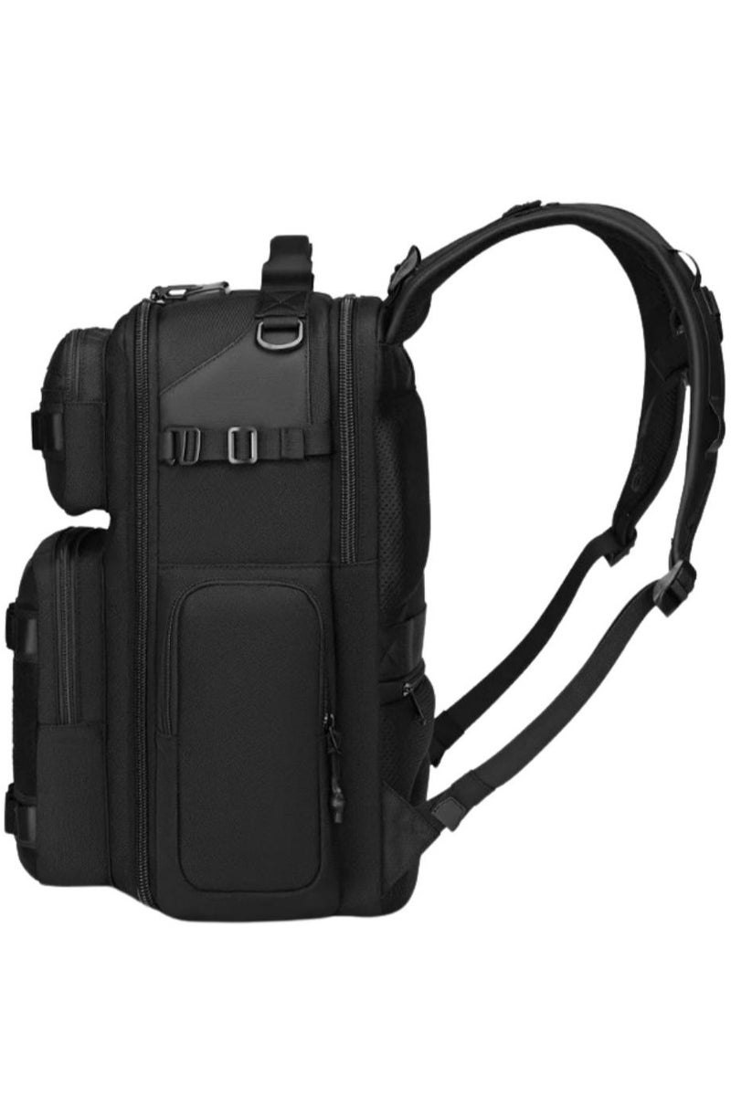 أوزوكو 9797S حقيبة ظهر لابتوب للسفر – مقاومة للماء، مزودة بمنفذ USB، معتمدة كحقيبة يد للطائرة، لون أسود - Image 3