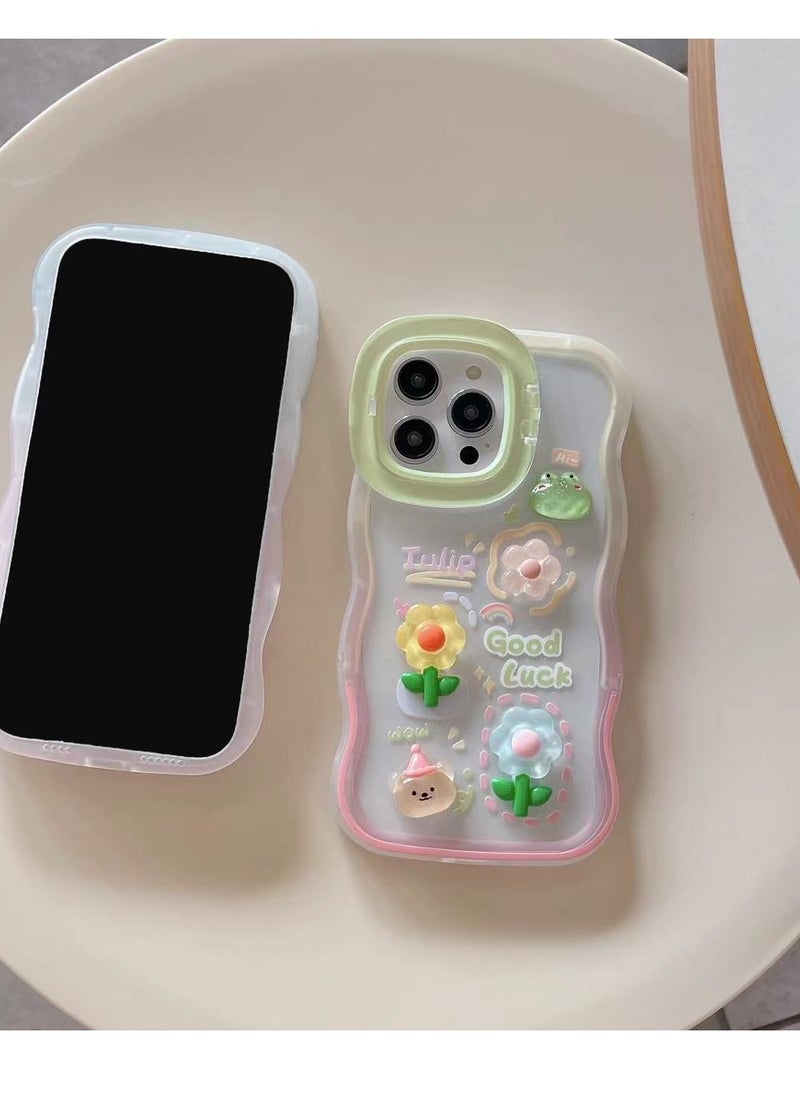 Generic - Mobile Phone Case Apple 11 Protective Case Girls Anti-fall Watching Drama Stand Stand High-grade Cute Style - Image 1