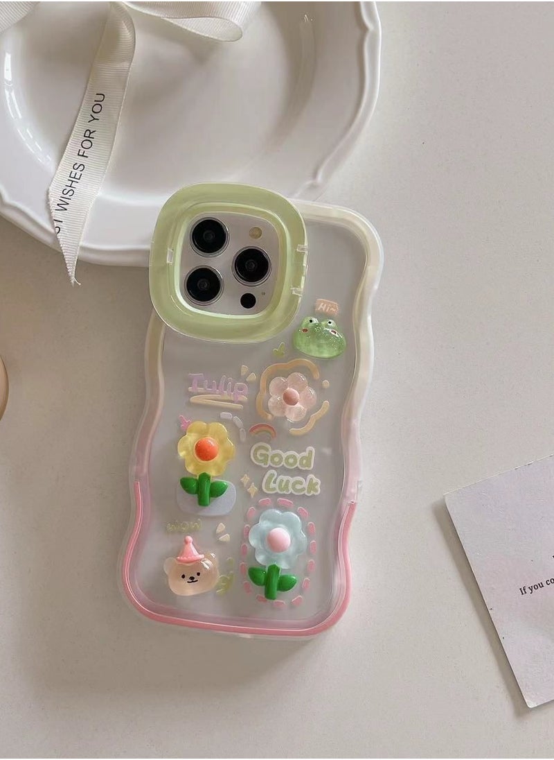 Generic - Mobile Phone Case Apple 11 Protective Case Girls Anti-fall Watching Drama Stand Stand High-grade Cute Style - Image 1