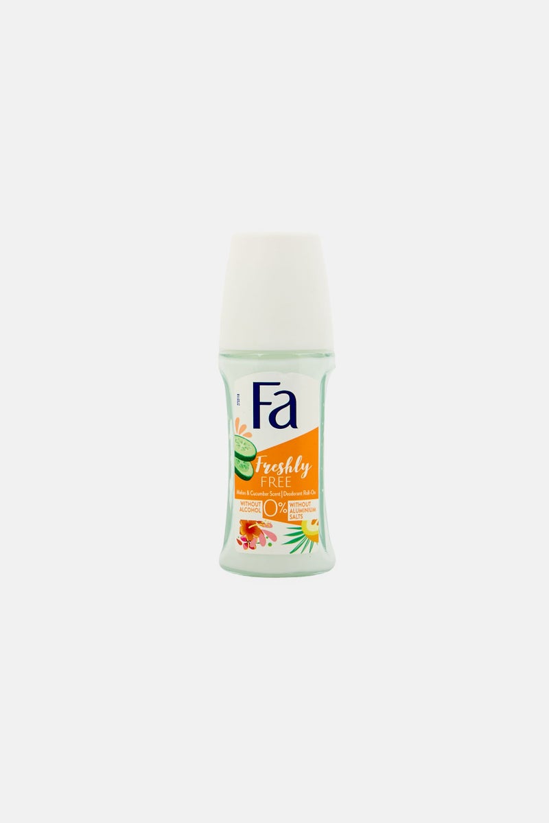 Fa Freshly Free Melon And Cucumber Scent Deodorant Roll-On 50 ml - Image 1