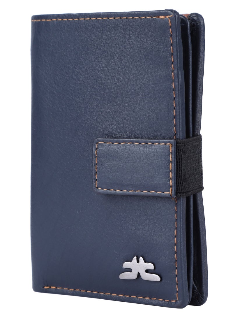 LAVERI LEATHER Laveri Genuine Leather Designer Card Holder Wallet With RFID Protection 4508M EL LP  - Image 3