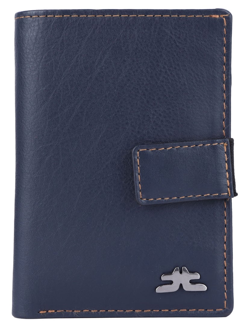 LAVERI LEATHER Laveri Genuine Leather Designer Card Holder Wallet With RFID Protection 4508M EL LP  - Image 1