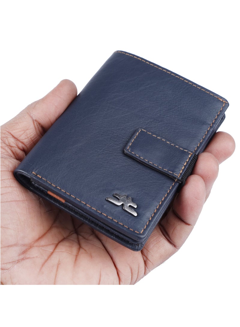 LAVERI LEATHER Laveri Genuine Leather Designer Card Holder Wallet With RFID Protection 4508M EL LP  - Image 4