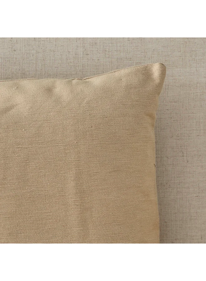 Home Box Atlanta Ezra Ribbed Solid Cushion Cover 40 x 40 cm