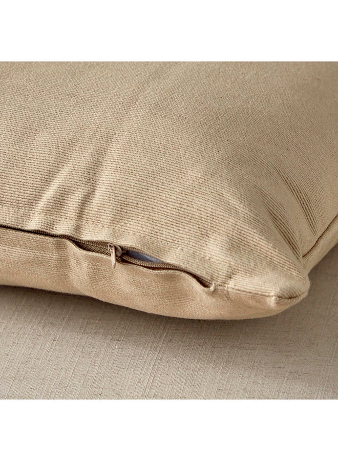 Home Box Atlanta Ezra Ribbed Solid Cushion Cover 40 x 40 cm  - Image 4