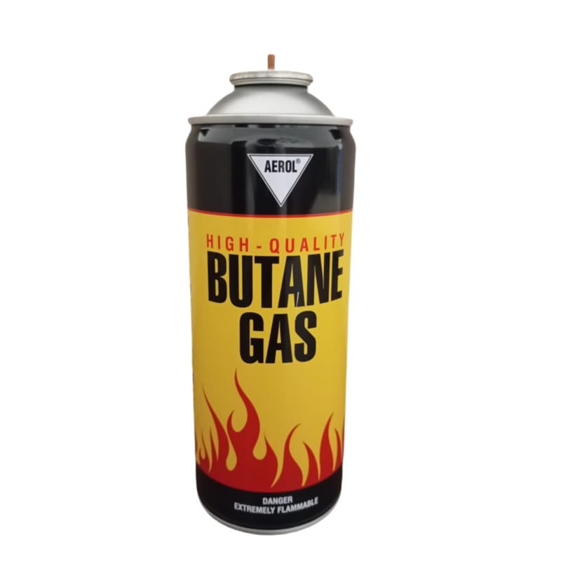 Aerol Portable Butane Gas Canister Flame Can for Camping Stove, Flame Torch, and Welding Fuel Gas (Grade 1002 225GM) - Image 3