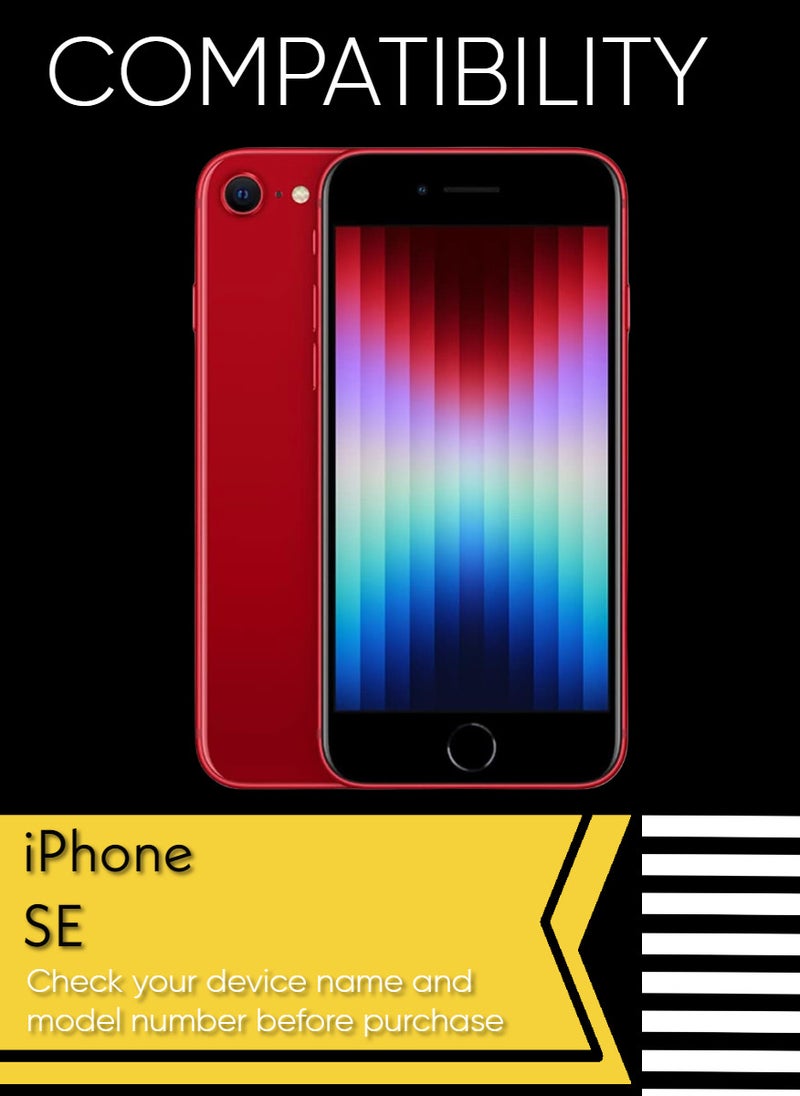 ESD 2 Pieces Tempered Dustproof Privacy Glass Screen Protector Compatible For iPhone SE  - Image 2