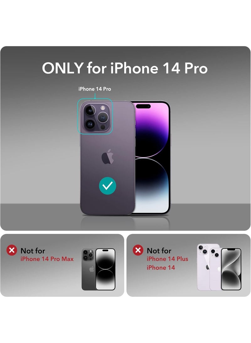 MUDISO iPhone 14 Pro Case Compatible with Magsafe Matte Glass Slim Case For iPhone 14 Pro Anti-Scratch Camera Lens Protector Shockproof Cover 14 Pro 6.1-inch - Image 2