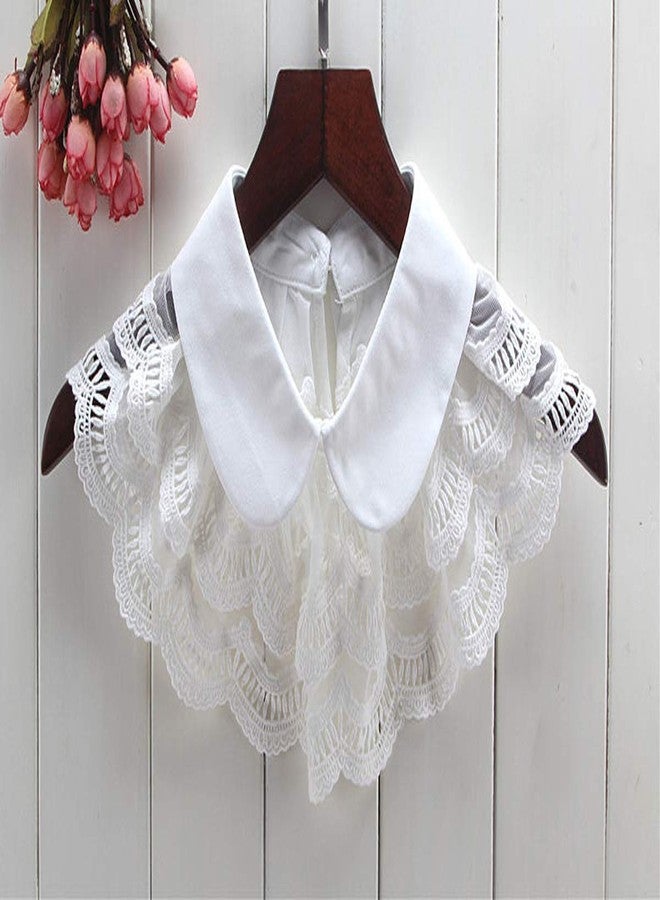 YAKEFJ Casual Decorative Fake Detachable Dickey Collar Blouse False Collar - Image 2