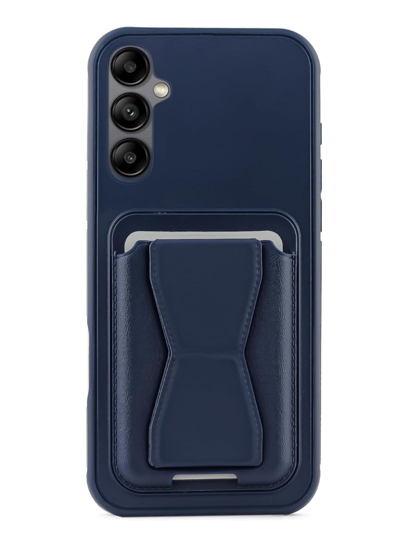 Leather Case With  TPU Frame, Shockproof Protective with Card Holder Stand Compatible with Phone Samsung Galaxy A26 