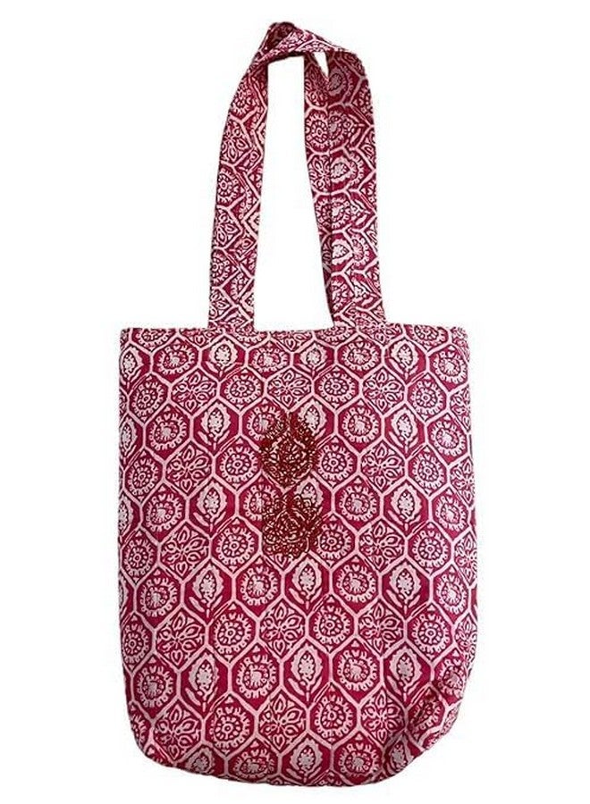 Nufab Ecofriendly Handblocked Tote Bag Women and Men Shoulder Bag Cotton Carry Bag Multipurpose Tote Bags - Image 1