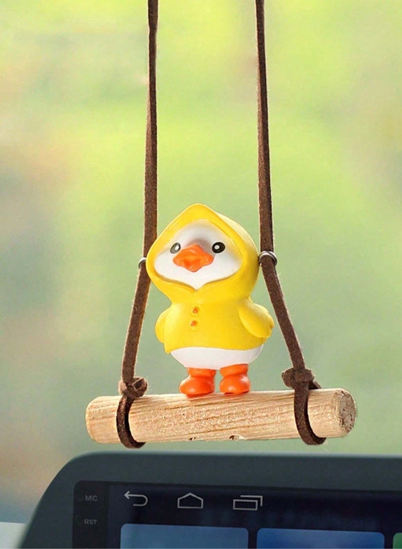 Cute Swinging Duck Car Hanging Ornament - Image 2