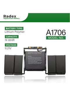 RADEX RADEX A1706 High Grade Compatible Laptop Battery for Apple MacBook Pro 13-Inch Touch and A1819 (Late 2016 - Mid 2017)  - Image 2
