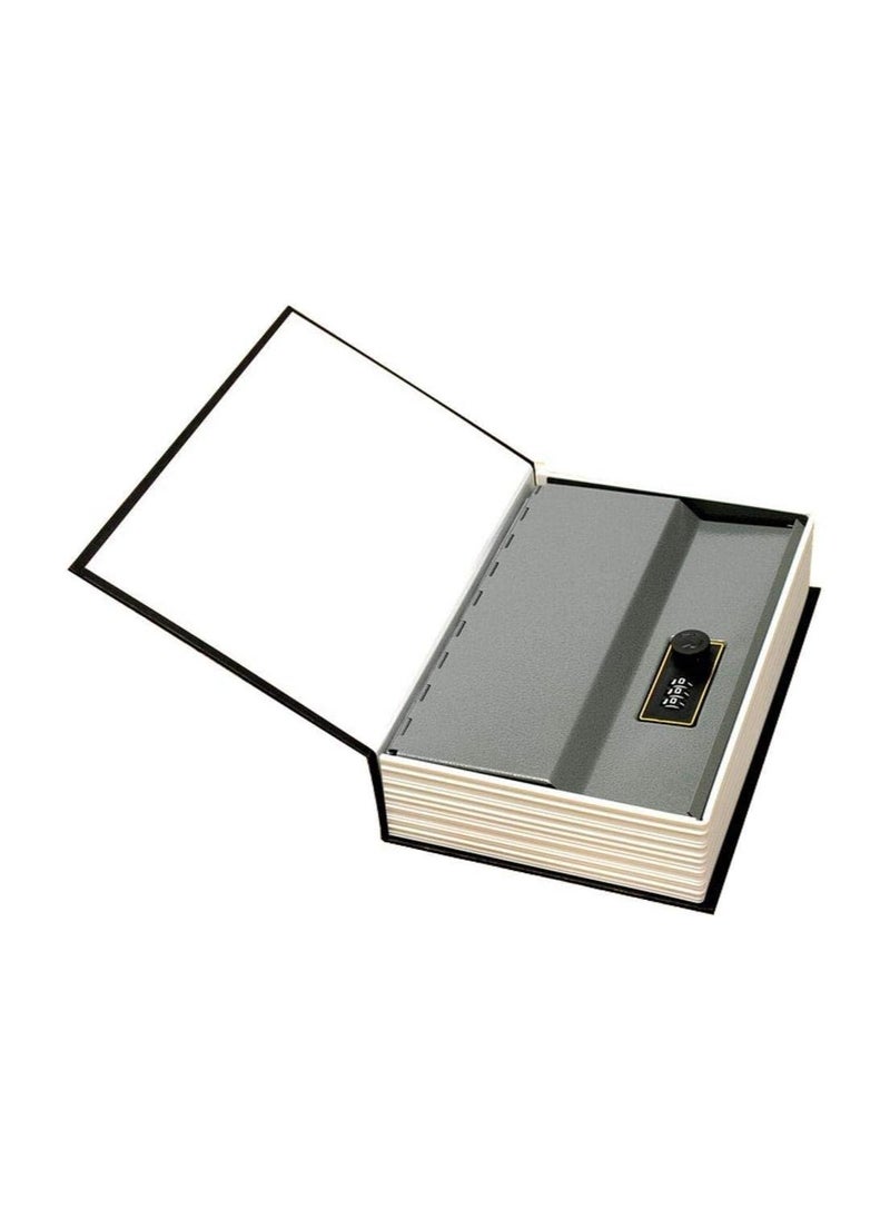 ماركة غير محددة - خزنة على شكل كتاب مع قفل أرقام مقاس 24 سم - Image 1