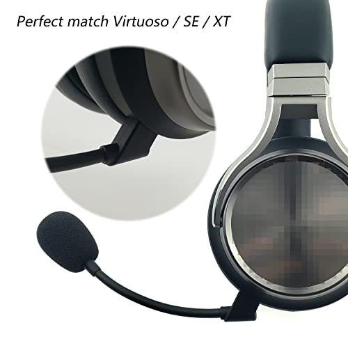 REEYEAR Mic Fits for Corsair Virtuoso RGB Premium/SE/XT Microphone,Noise Cancelling Replace Microphone Compatible with Corsair Virtuoso Wireless Gaming Headset - Image 3