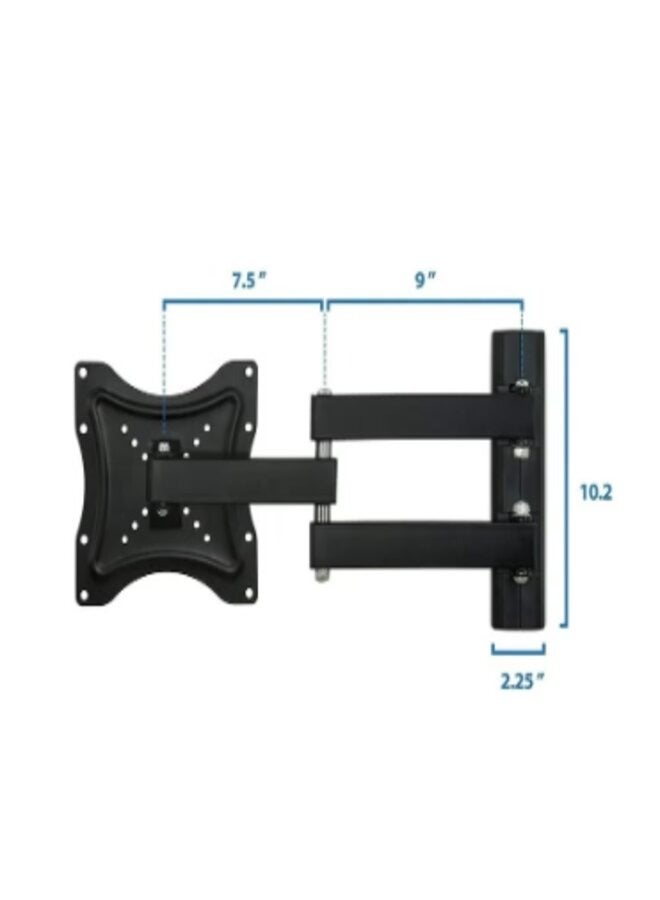 ستارجولد حامل حامل مثبت على الحائط للتلفزيون باللون الأسود - Image 4